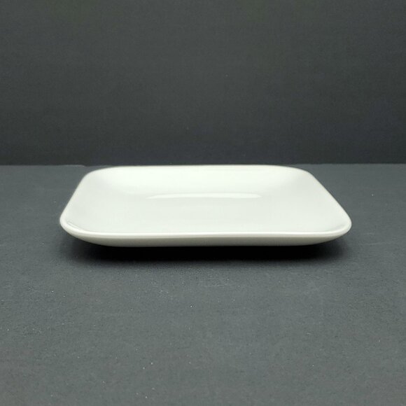 Pier 1 White Appetizer Plates Pier 1 White Square Dessert Snack Tapas Plates - Picture 5 of 7